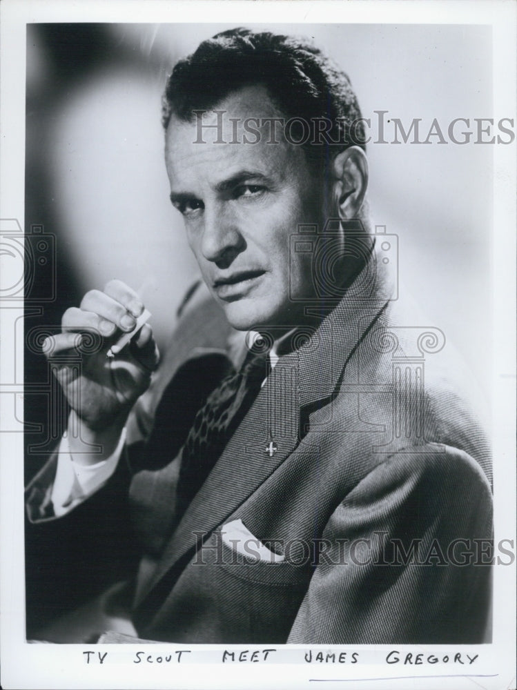 1969 Press Photo Actor James Gregory Best Known For TV Show Barney Miller - Historic Images