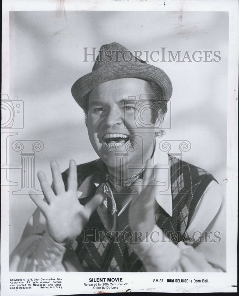 1976 Press Photo Actor Don DeLuise stars in &quot;Silent Movie&quot; - RSJ11619 - Historic Images