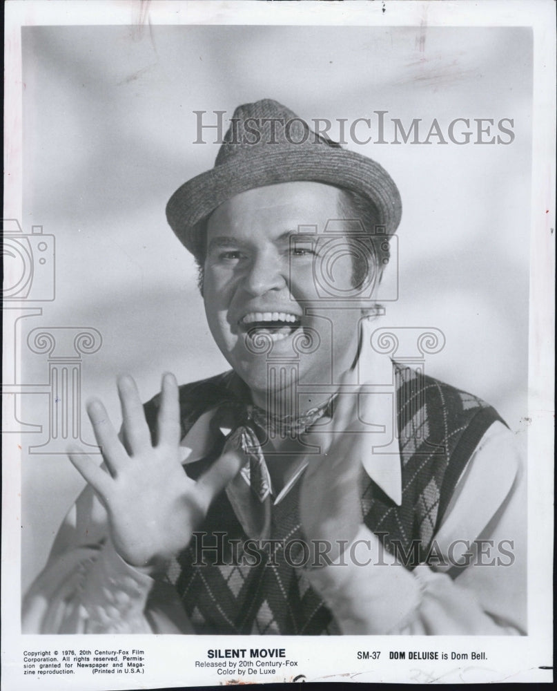 1976 Press Photo Actor Don DeLuise stars in "Silent Movie" - RSJ11619 - Historic Images