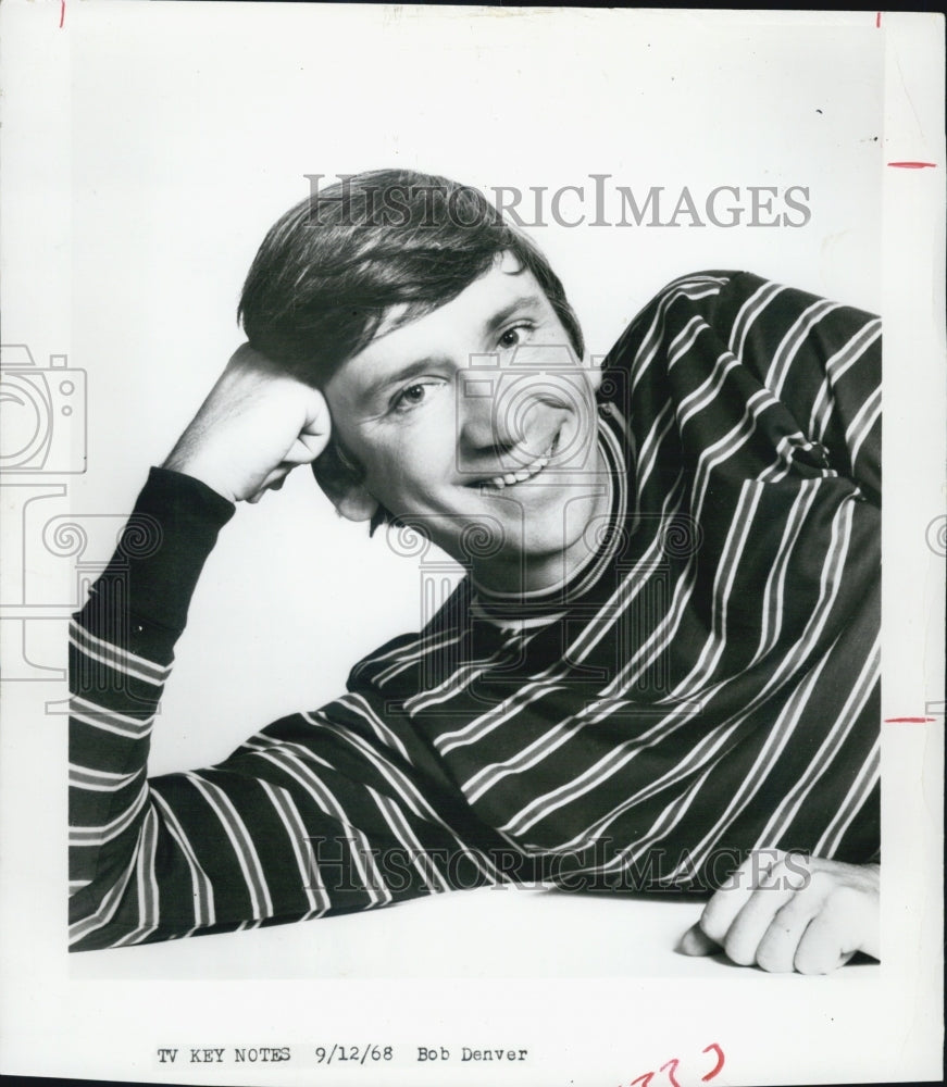 1969 Press Photo Actor Bob Denver - Historic Images