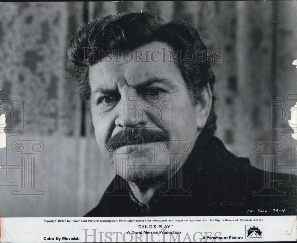 1972 Press Photo Robert Preston Actor Drama Film Movie Child&#39;s Play Scene - Historic Images