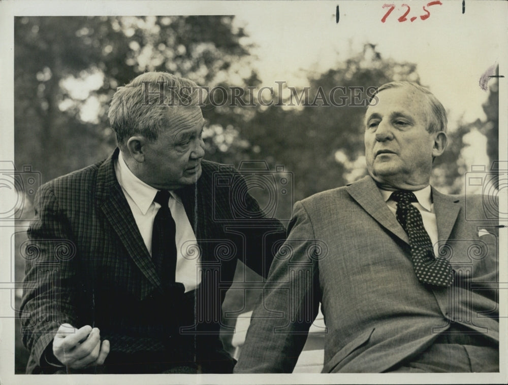 1963 Press Photo Actors Henry Steele and Allan Nevins - RSJ12163 - Historic Images