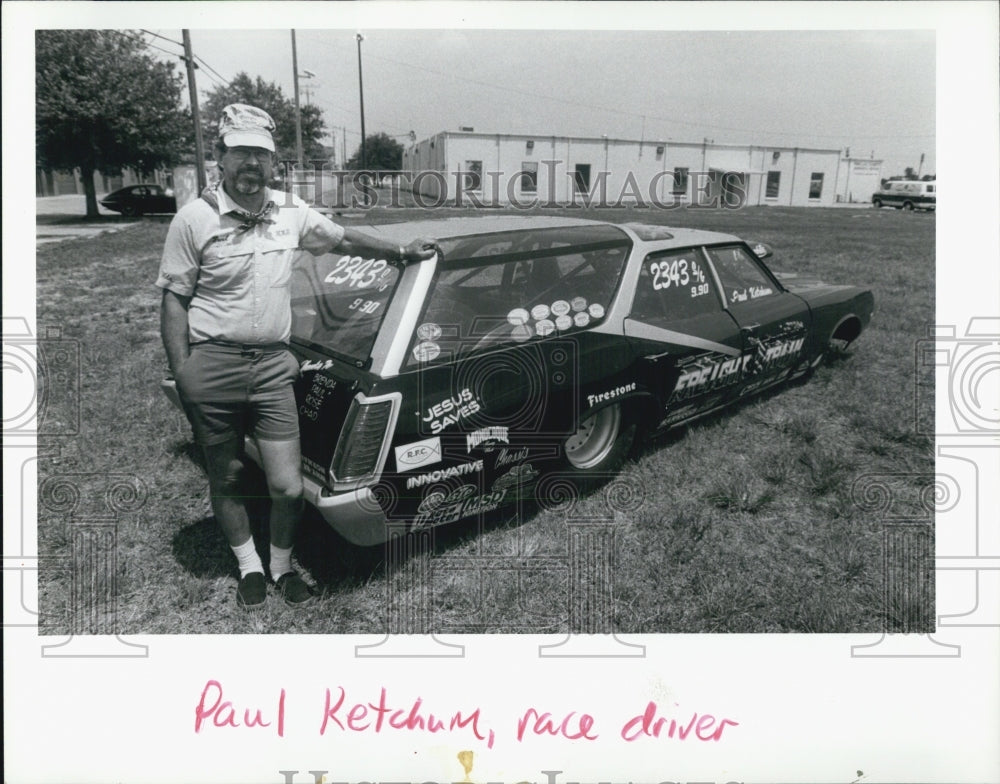 Race Car Driver Paul Ketchum  - Historic Images