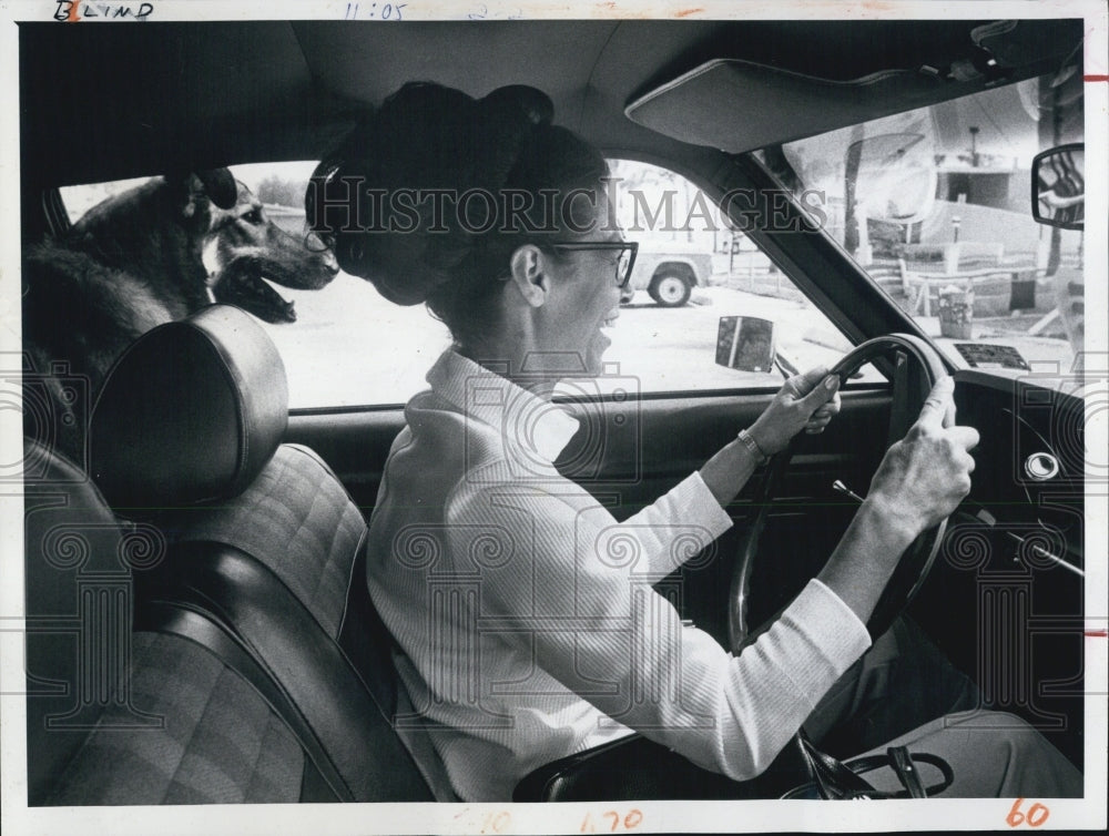 1975 Press Photo Louise Pelletier, Formerly Blind - RSJ12965 - Historic Images