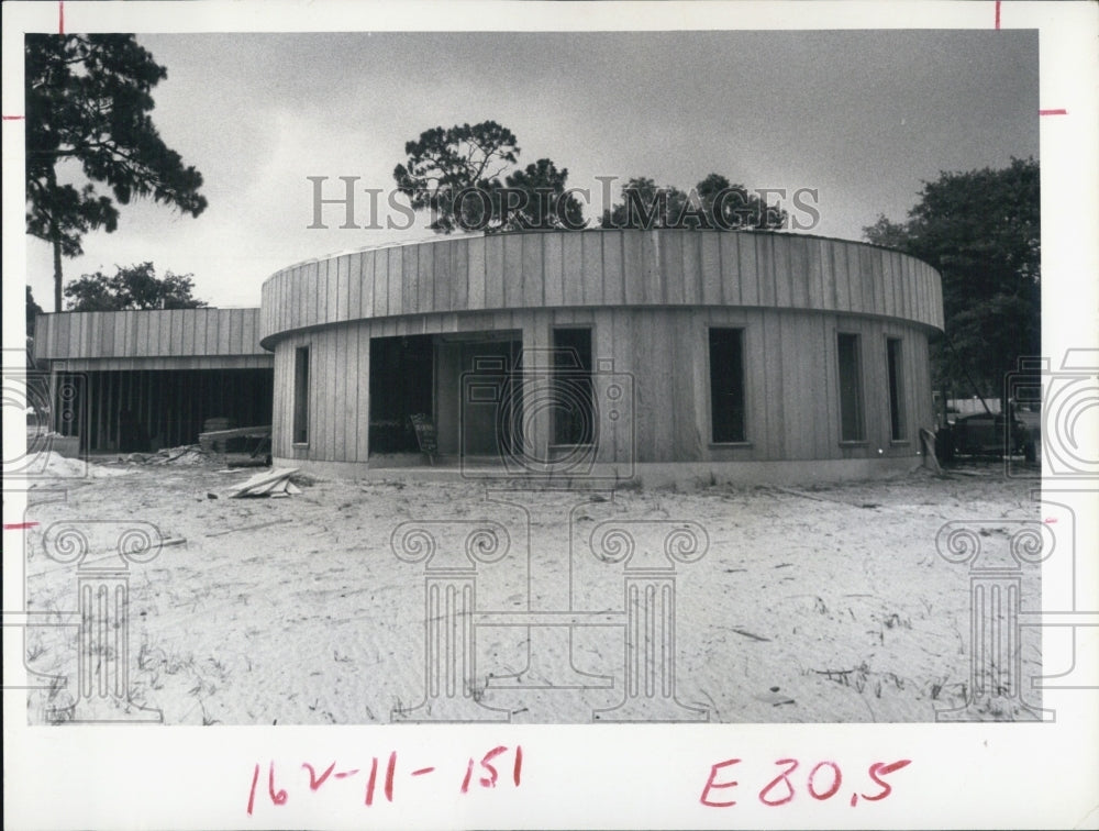 1972 Press Photo Round House On N Highland Avenue Nears Completion - RSJ12971 - Historic Images