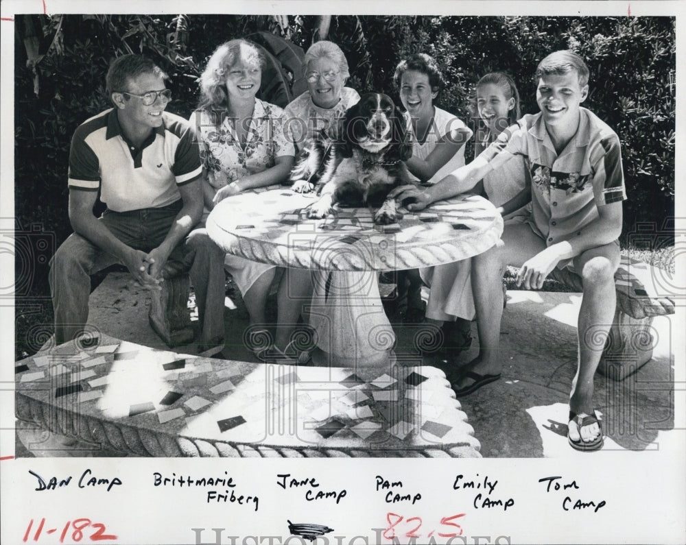 1981 Press Photo Britmarie Friberg joined the Camp Family - RSJ12991 - Historic Images