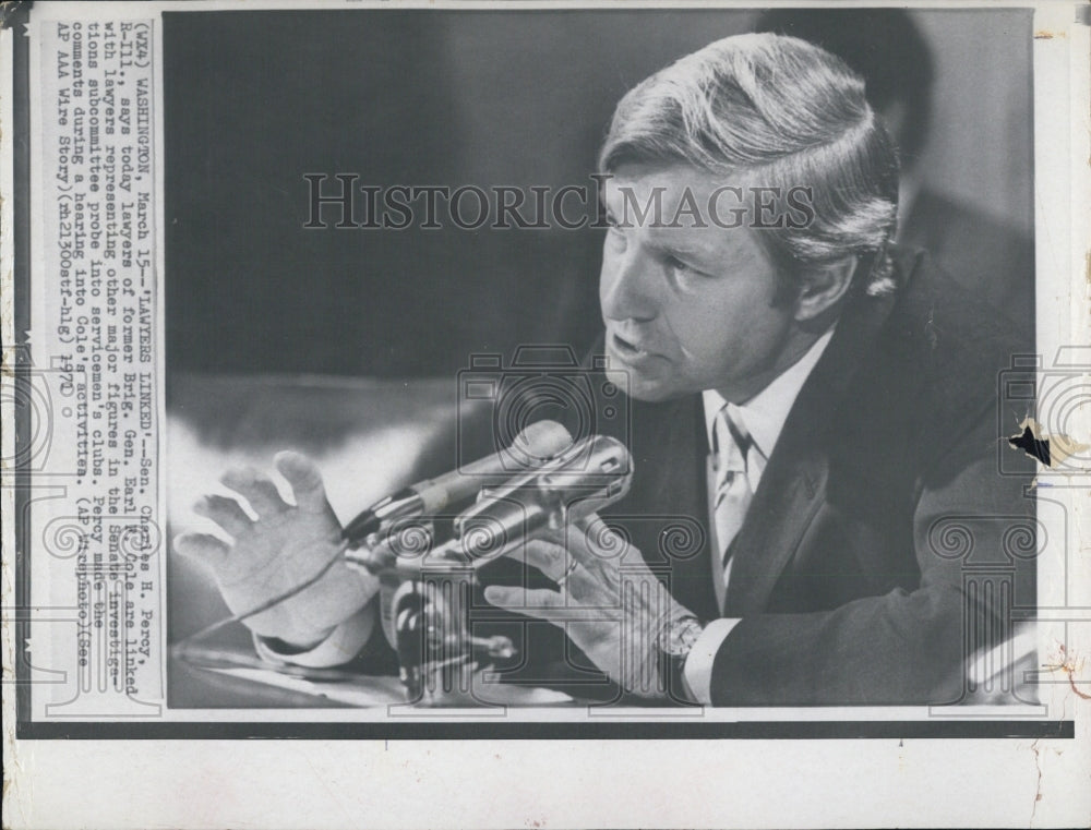 1970 Press Photo Senator Charles Percy - RSJ13683 - Historic Images