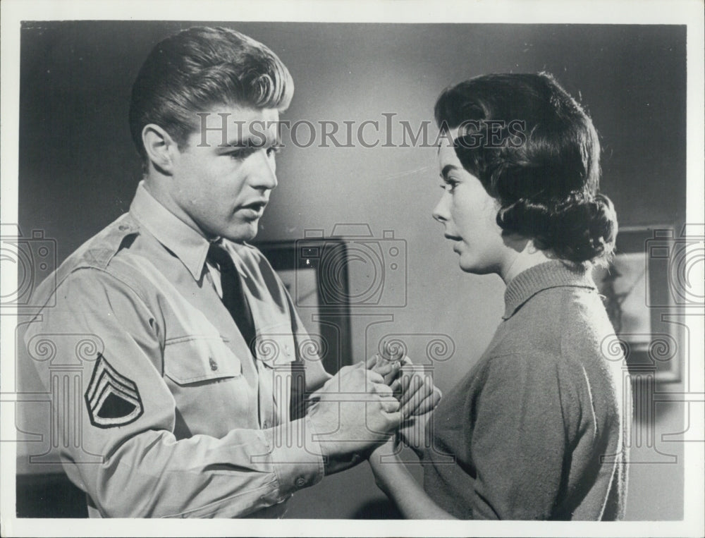 1968 Press Photo David Nelson and Carol Christensen in the movie "The Big Show" - Historic Images