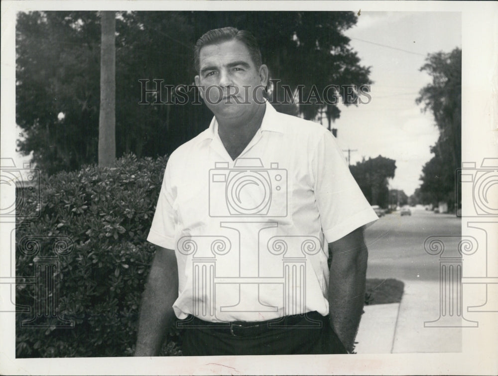 1967 Press Photo Sheriff BR Quinn of Citrus Co Fla. - RSJ14315 - Historic Images