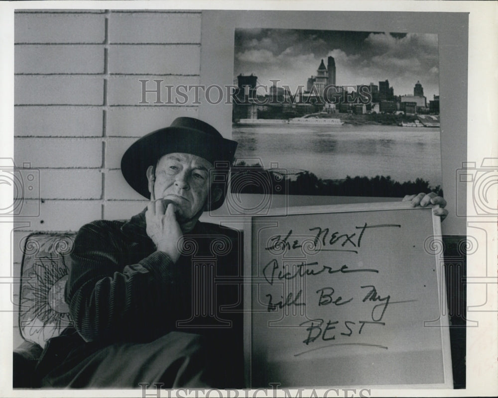 1966 Press Photo Artist Joe J Marx and some of his work - RSJ14347 - Historic Images