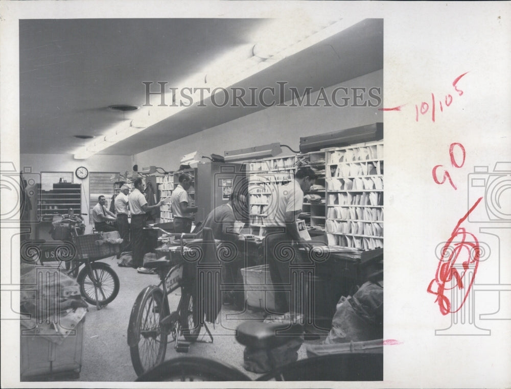 1969 Press Photo New Port Richey Post Office Rented Annex Expansion Florida - Historic Images