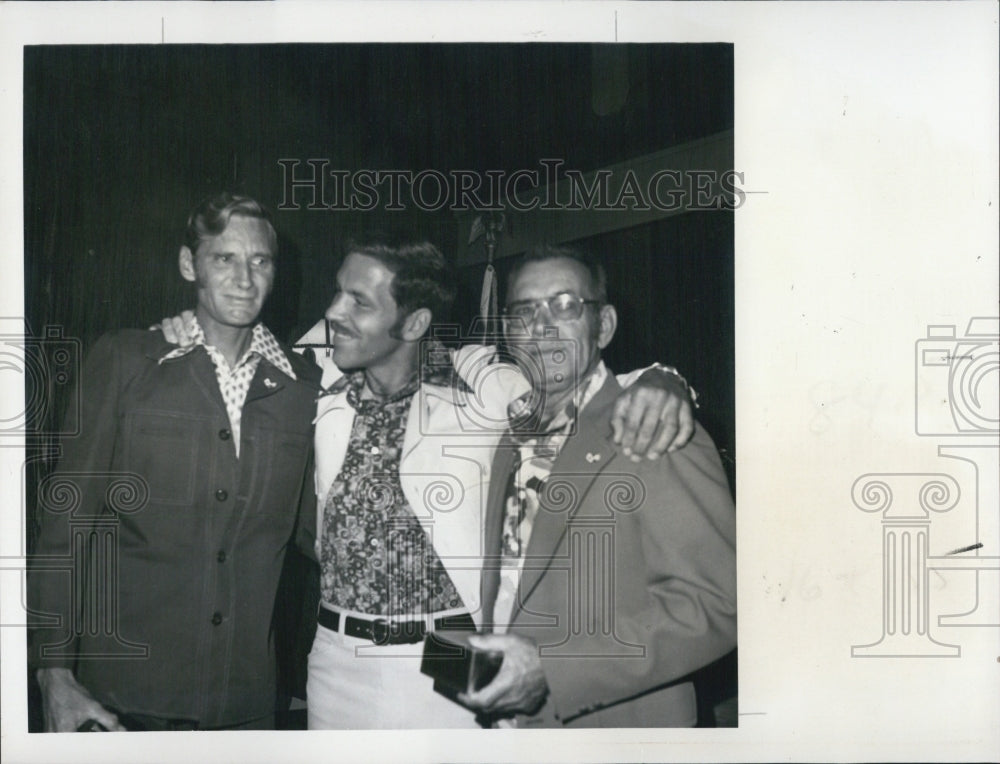 1978 Press Photo Fire Lieutenant Spencer Womack Charles Trufant Charles Ofria - Historic Images