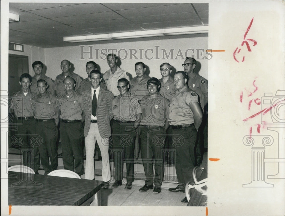 1972 Press Photo New Port Richey Fire Department - Historic Images