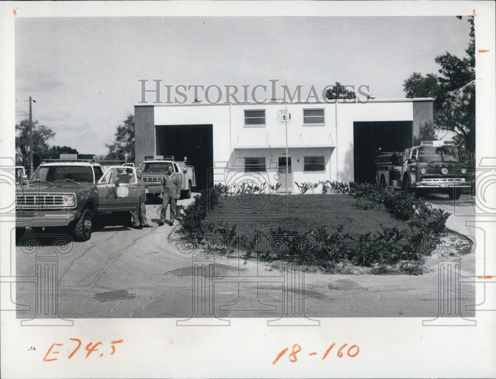 1975 Press Photo New Port Richey Second Fire Station - RSJ14659 - Historic Images