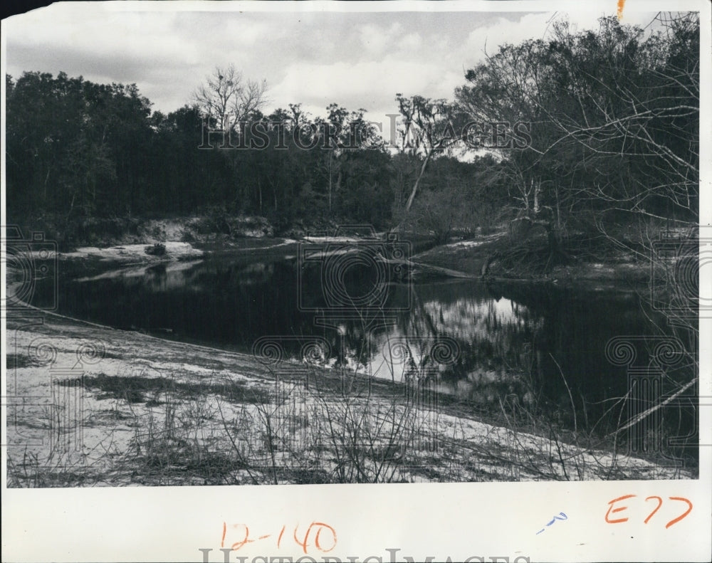 Press Photo Serene View Of Lake - Historic Images