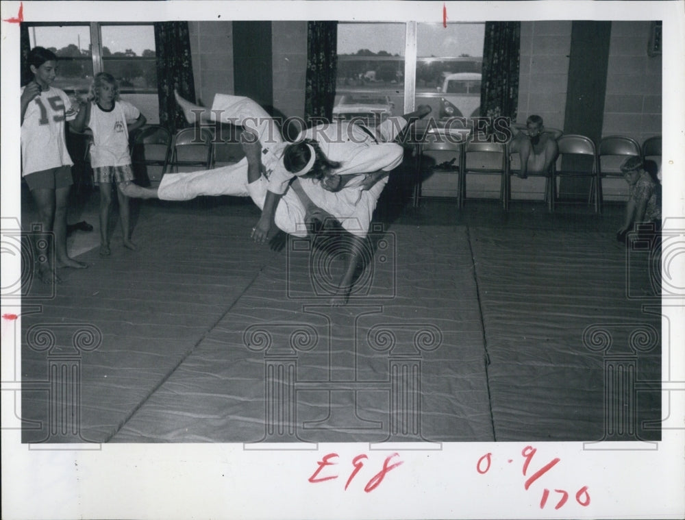 1970 Press Photo Karate Match New Port Richey Recreation Department - RSJ14819 - Historic Images