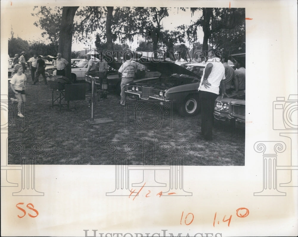 1974 Press Photo Picnic in New Port Richey - RSJ14881 - Historic Images