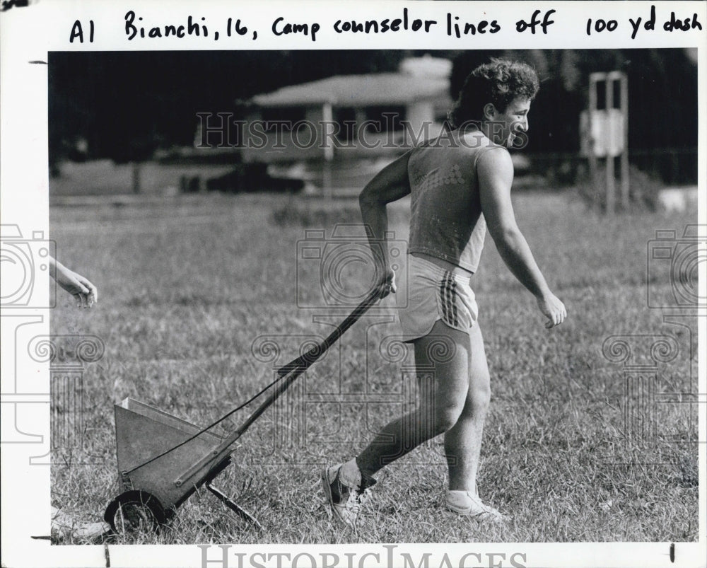 1984 Press Photo Al Bianchi, Camp Counselor in New Port Richey - Historic Images