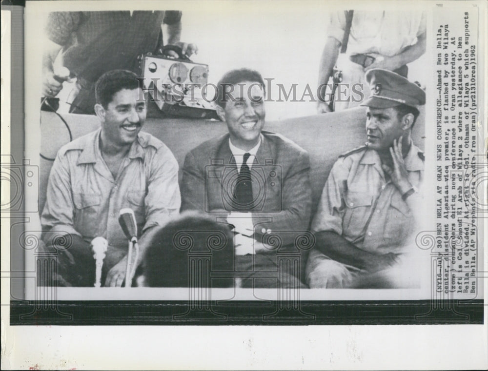 1962 Press Photo Ahmed Ben Bella. - RSJ14987 - Historic Images