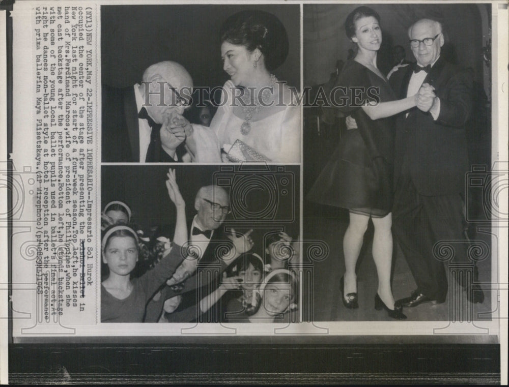 1968 Press Photo Sol Hurok. - RSJ15039 - Historic Images