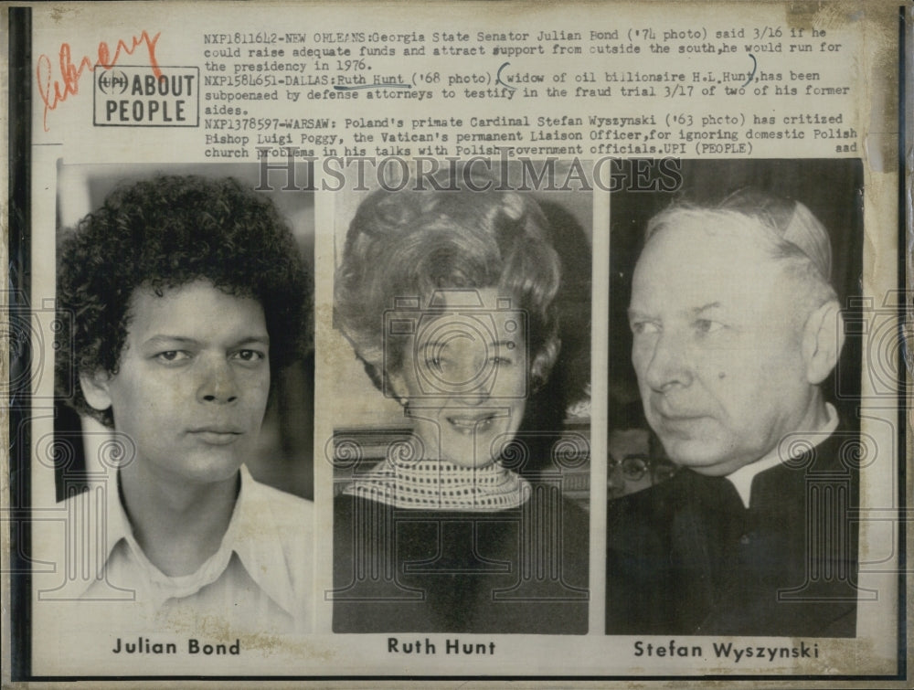 1968 Press Photo Ruth Hunt, Wife of H.L. Hunt Testifies in Fraud Trial - Historic Images