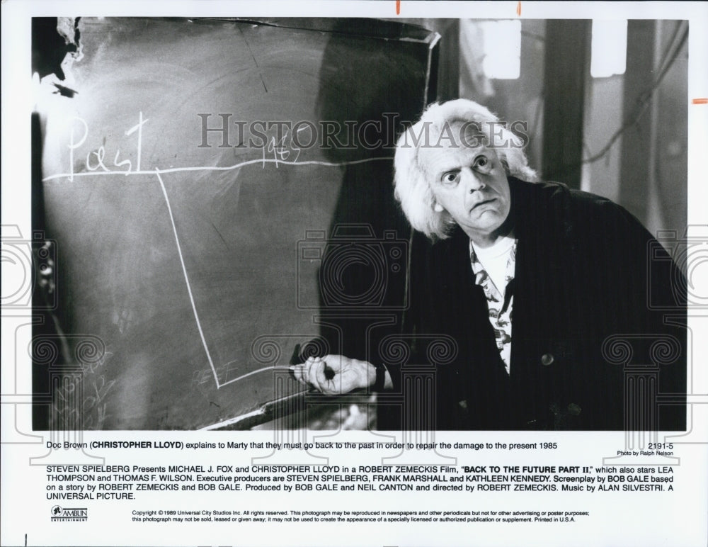 1985 Press Photo Christopher Lloyd. - Historic Images