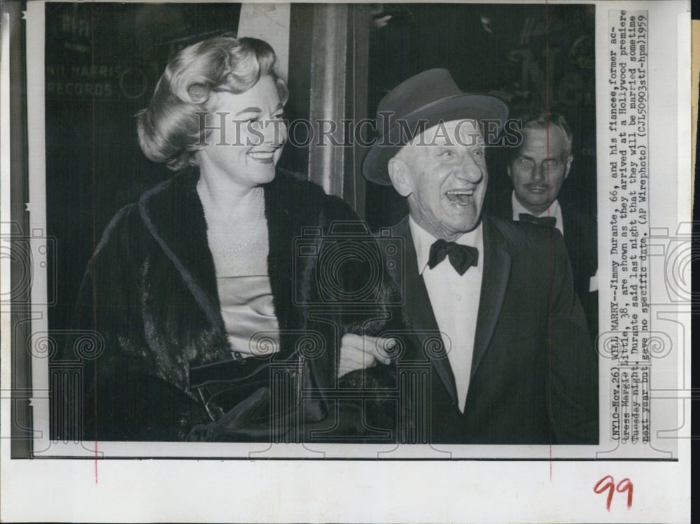 1959 Press Photo Jimmy Durante. - RSJ15295 - Historic Images