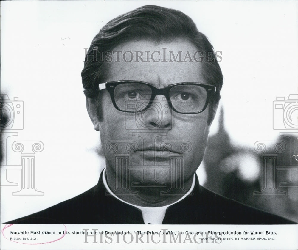 1971 Press Photo Marcello Mastroianni. - RSJ15337 - Historic Images