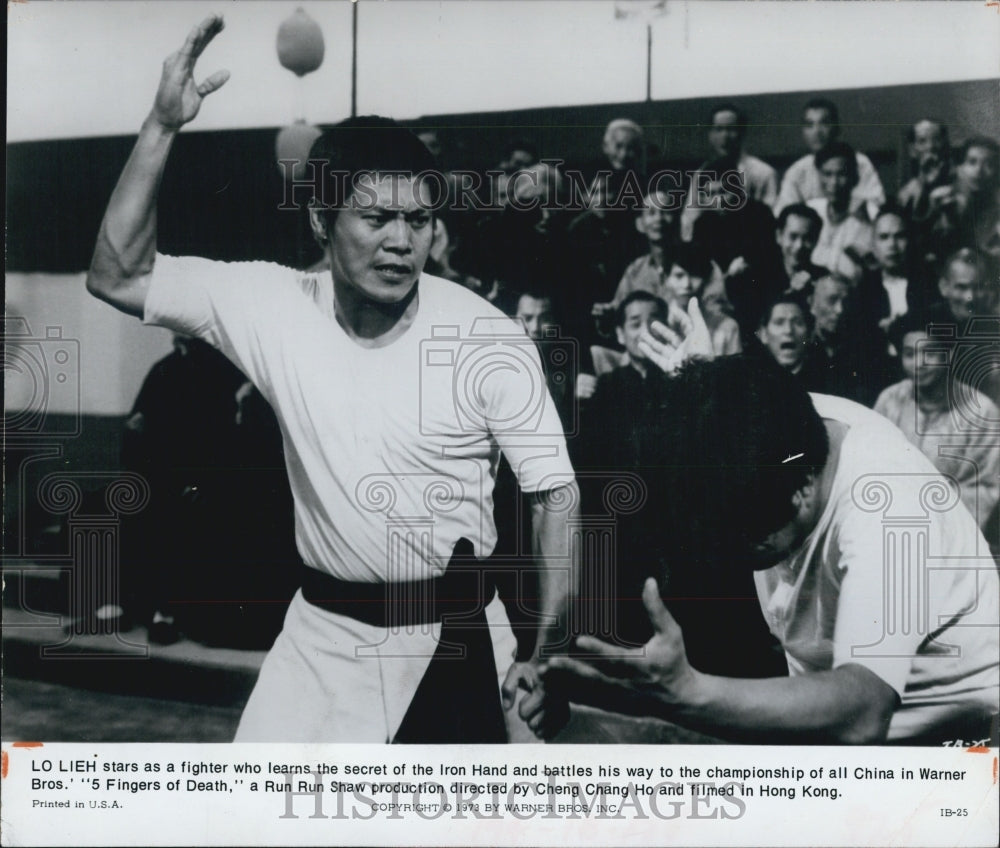 Press Photo Actor Lo Lieh in % fingers of death - RSJ15613 - Historic Images