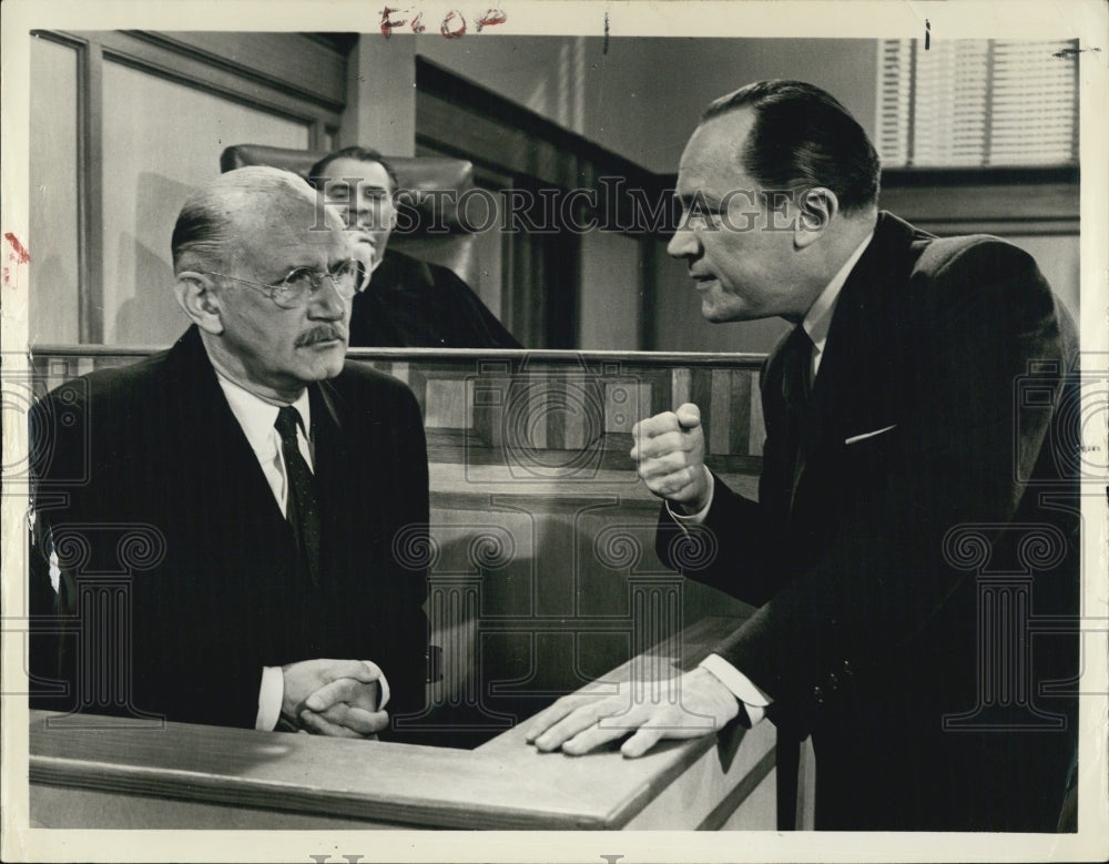 1968 Press Photo EG Marshall in the show The Defenders - Historic Images