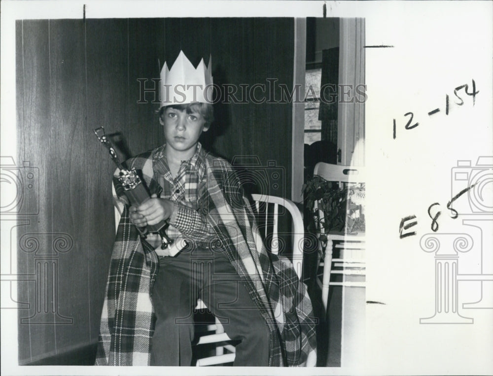 1977 Press Photo Sean Mikhail Sojack, "Little Mr. Dunnellon" - Historic Images