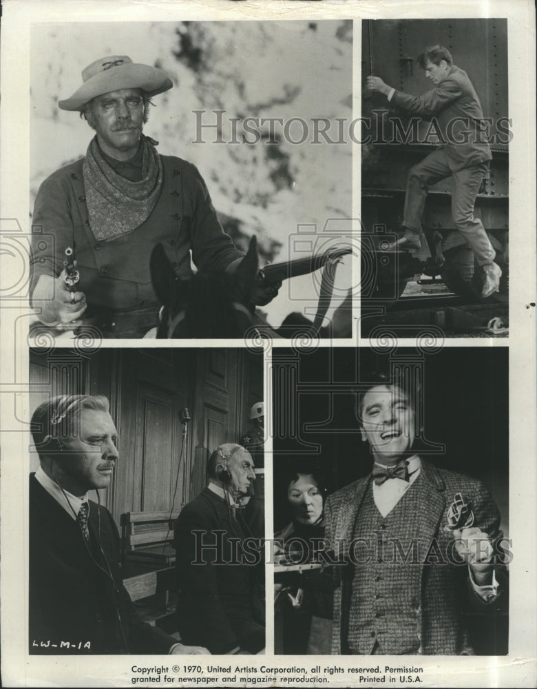 1971 Press Photo Actor Burt Lancaster During Scenes For Film - RSJ16173 - Historic Images