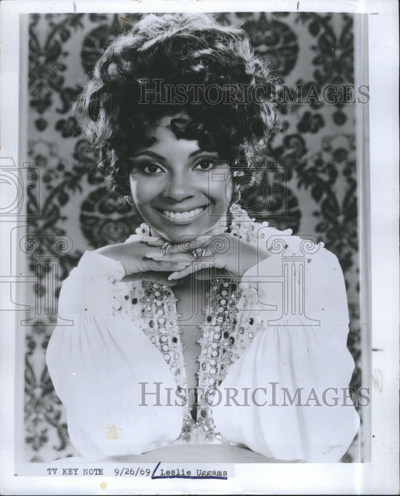 1969 Press Photo Leslie Uggams, Actress - Historic Images