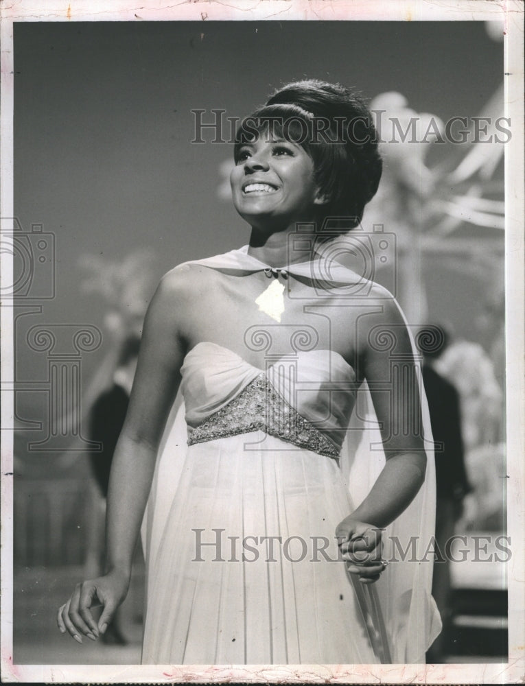 1966 Press Photo Singer Leslie Uggams TV Ed Sullivan Show - RSJ16289 - Historic Images