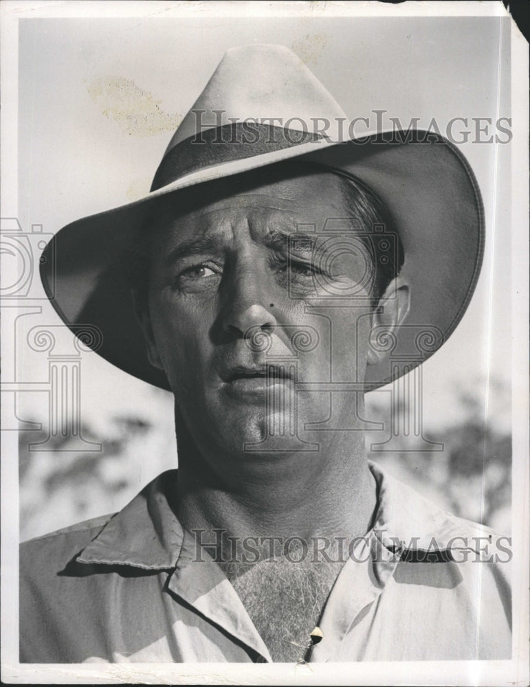 Press Photo Actor Robert Mitchum - RSJ16479 - Historic Images