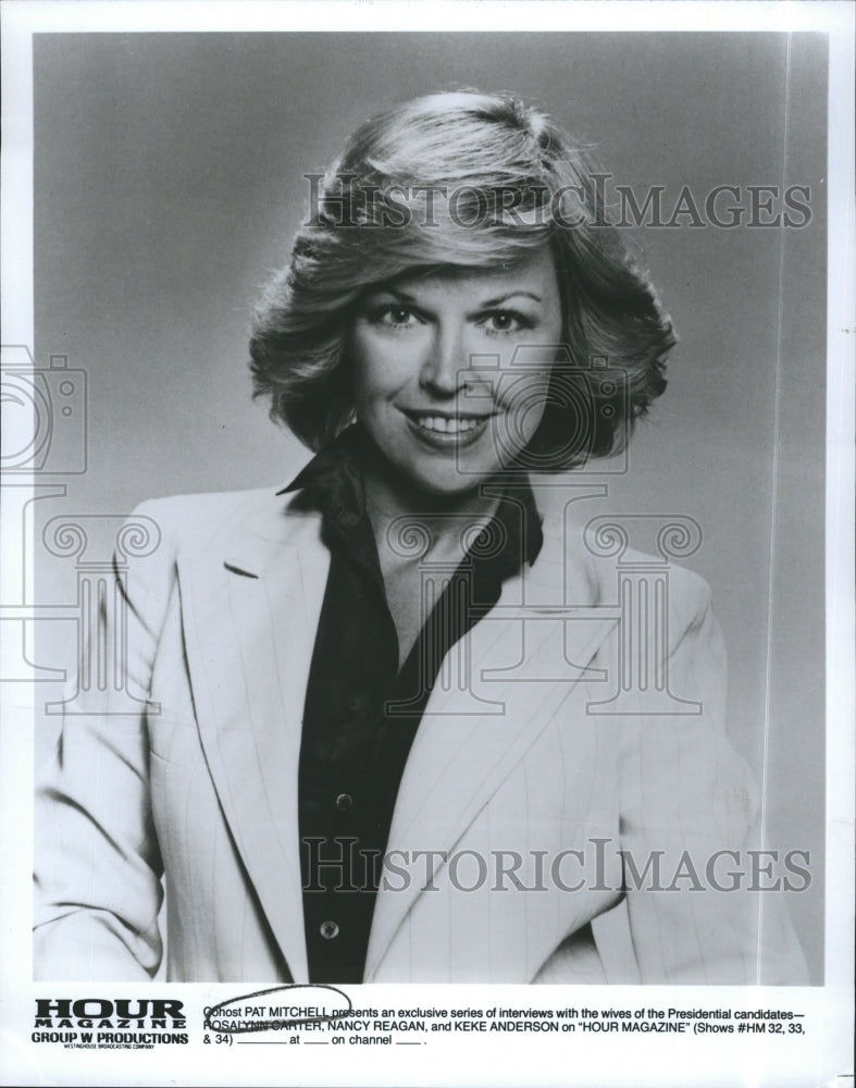 1960 Press Photo CoHost Pat Mitchell - Historic Images