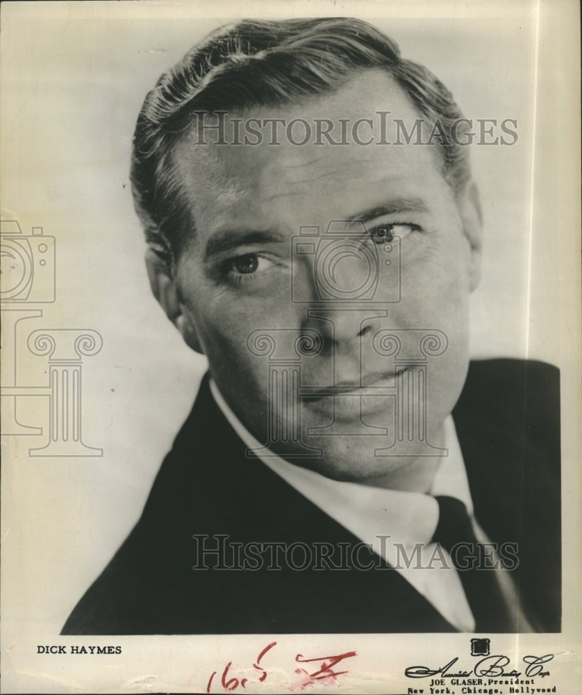 1959 Dick Haymes, Singer-Historic Images