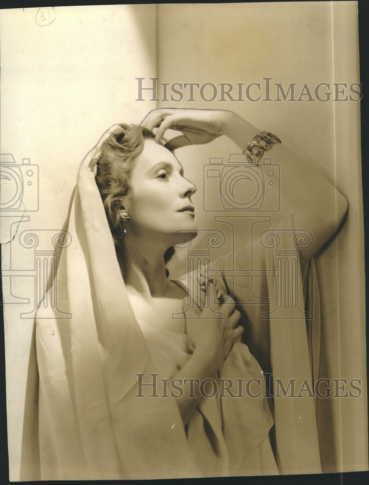 1949 Press Photo Czech Born Soprano singer - RSJ16937 - Historic Images