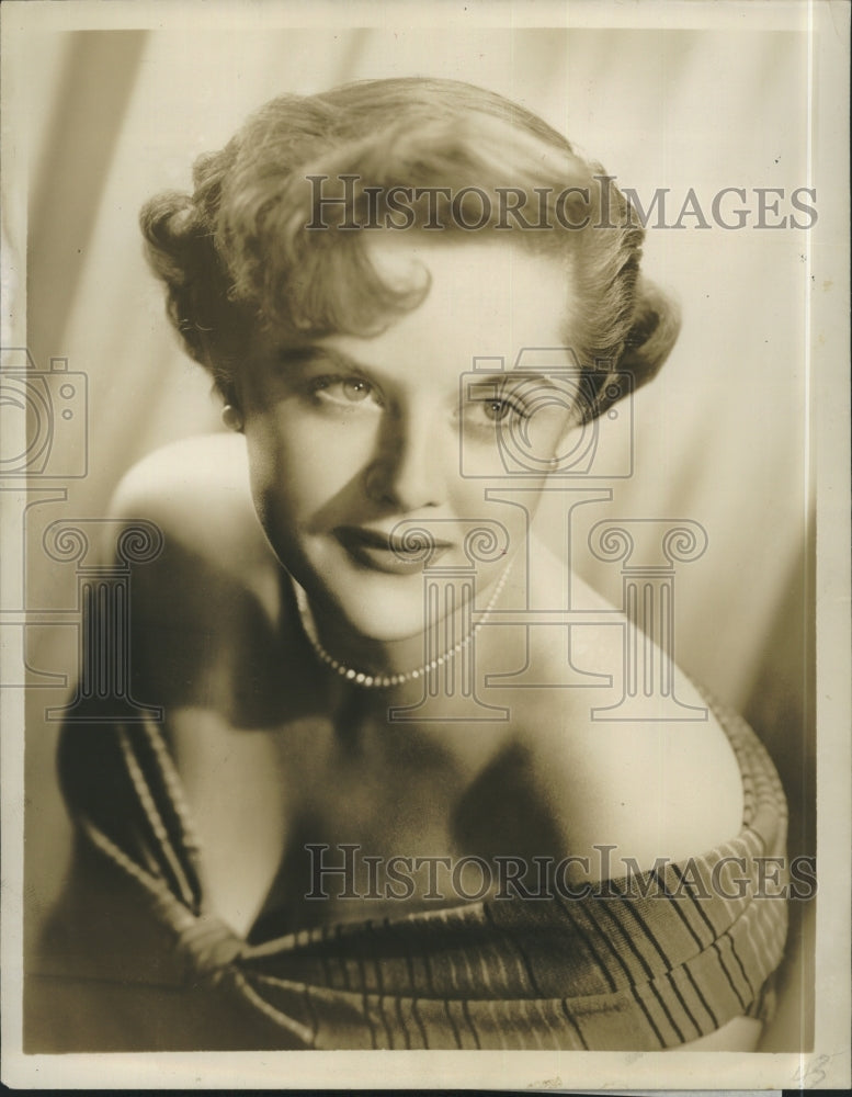 1950 Press Photo Actress Barbara Whiting In Junior Miss - RSJ17045 - Historic Images