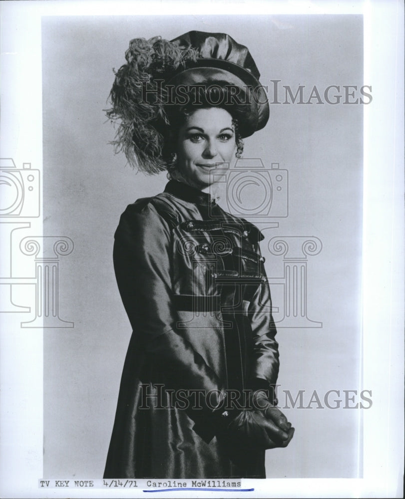 1971 Press Photo Actress Caroline McWilliams - Historic Images