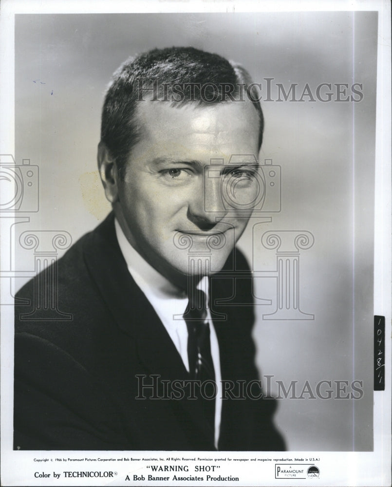 1967 Press Photo Actor George Grizzard In Warning Shot - RSJ17271 - Historic Images