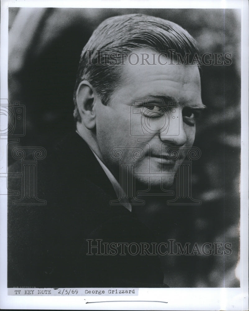 1969 Press Photo Actor George Grizzard - Historic Images