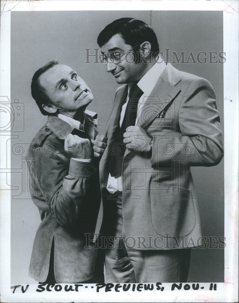 1970 Press Photo Frank Gorshin and David Frye - RSJ17363 - Historic Images