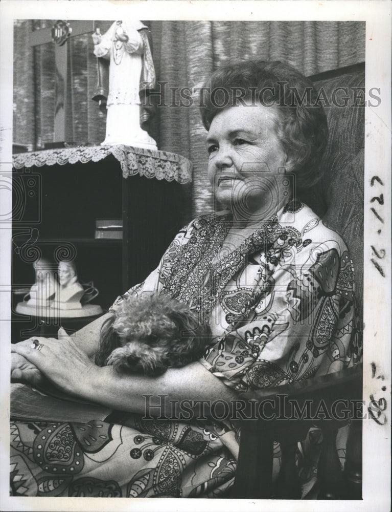 1975 Press Photo Mildred MacDonald Minister Psychic Progressive Chapel Of Truth - Historic Images