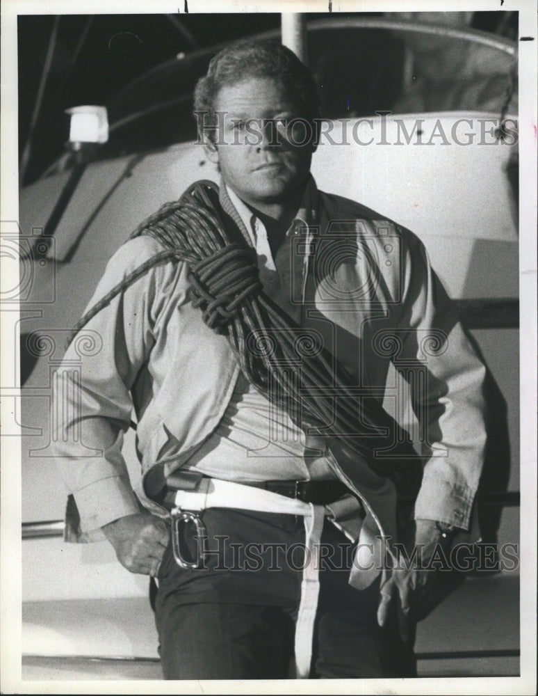 1984 Press Photo James MacArthur Stars In The Night The Bridge Fell Down - Historic Images