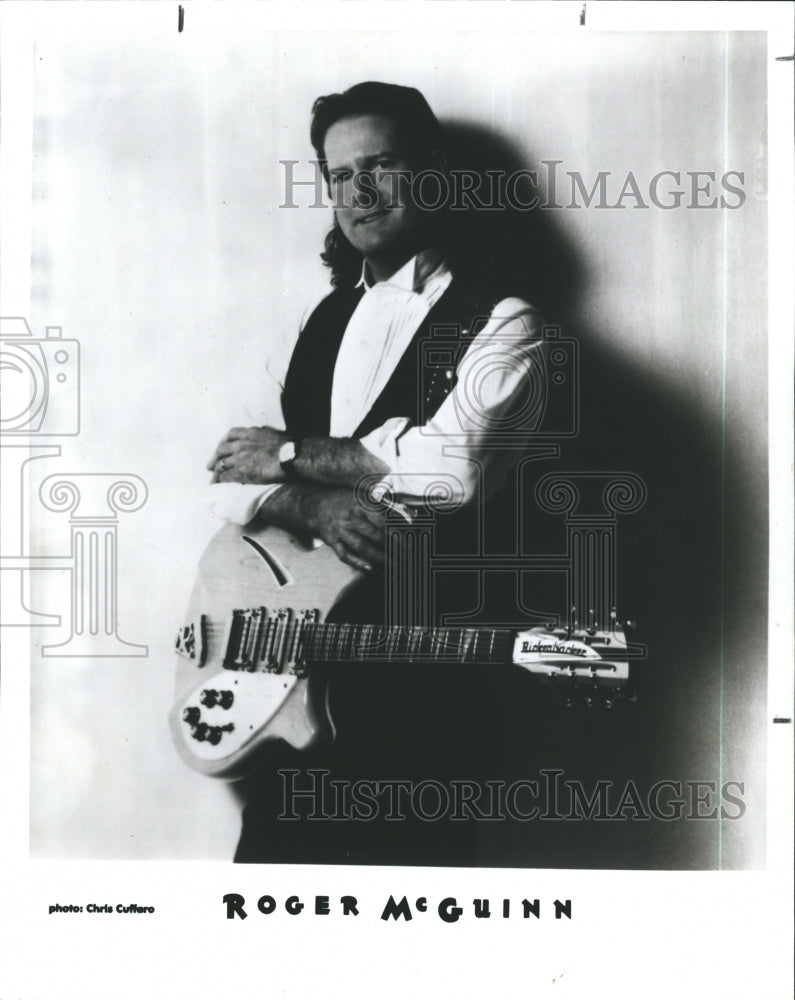 1996 Press Photo Musician / Signer  Roger McGuinn - Historic Images