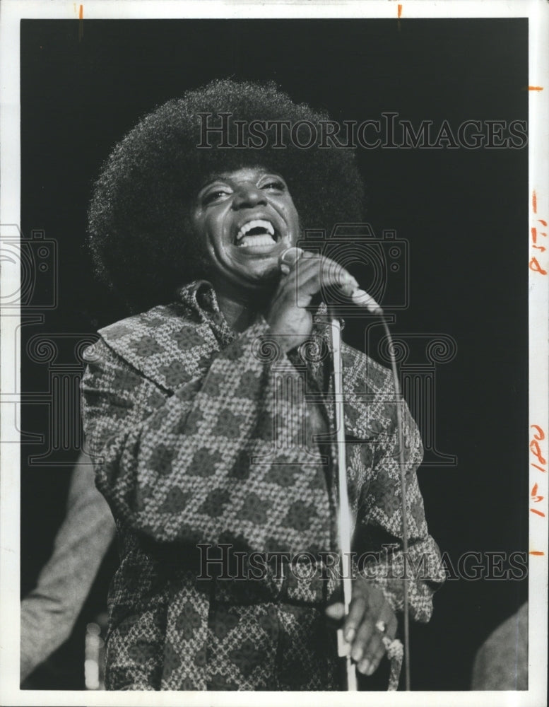 1973 Press Photo Rock R&amp;B Singer Cornell Gunter - RSJ17743 - Historic Images