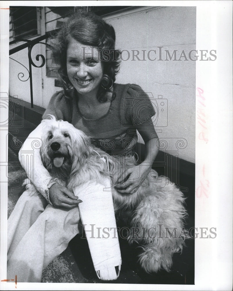 1973 Press Photo Kelley Mitchell Housemother With Pinellas County Youth Services - Historic Images