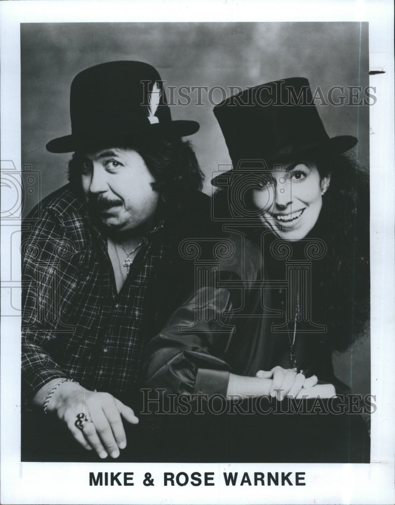 1986 Press Photo Christian Comedians Mike &amp; Rose Wanke - Historic Images