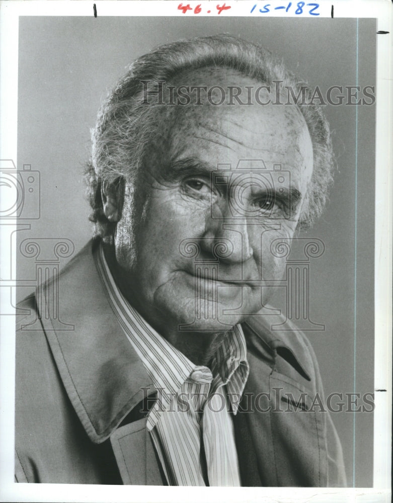 1984 Press Photo Actor Jack Warden In Crazy Fox - RSJ18147 - Historic Images